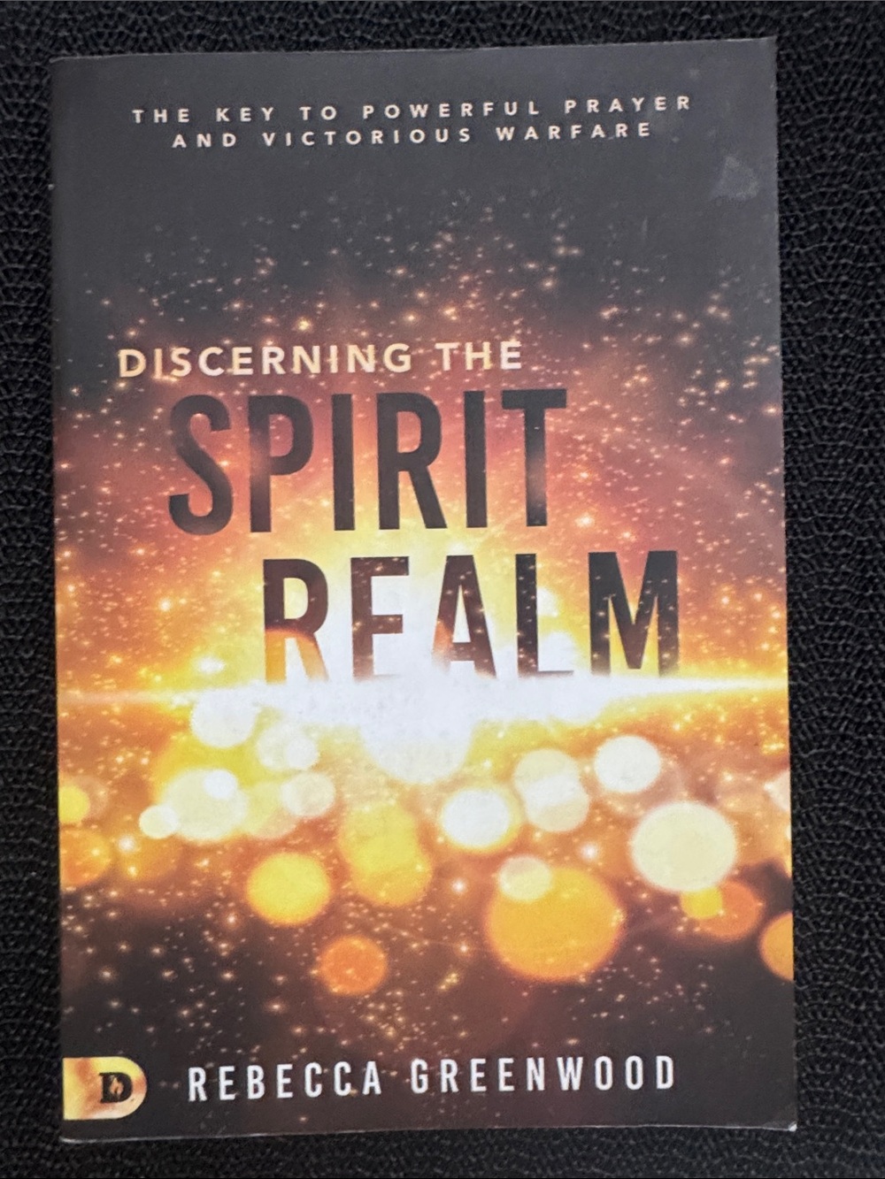 Discerning the Spirit Realm by Rebecca Greenwood - Gold & Black Cover